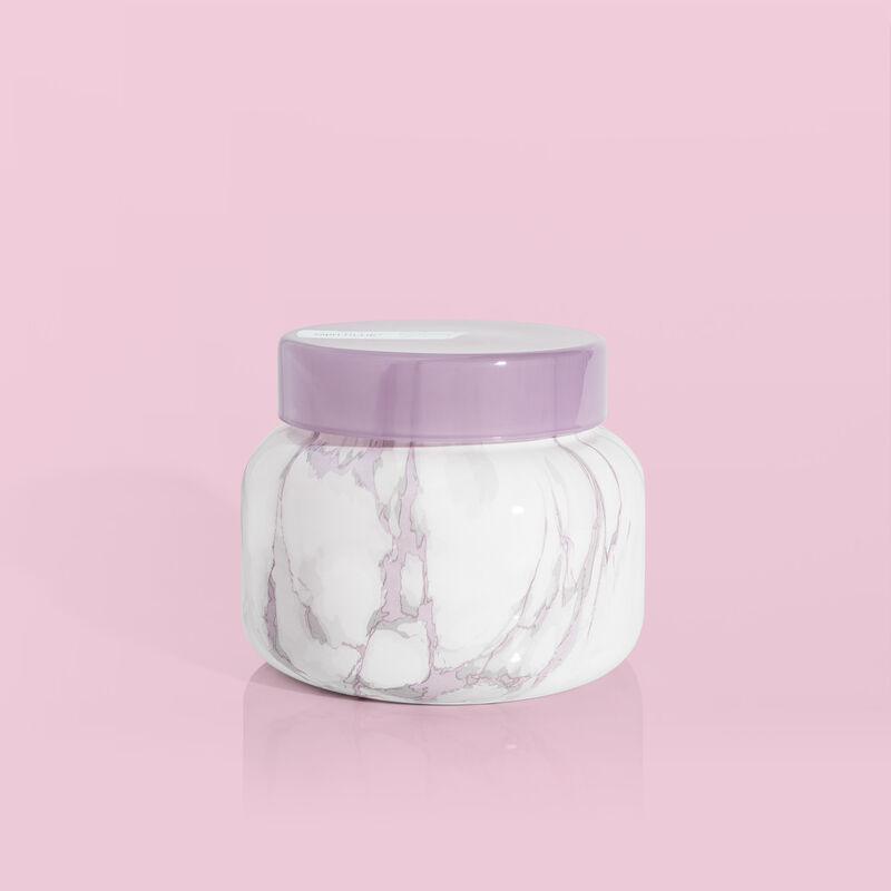 Aloha Orchid Modern Marble Signature Jar, 19 oz compliments modern decor image number 0